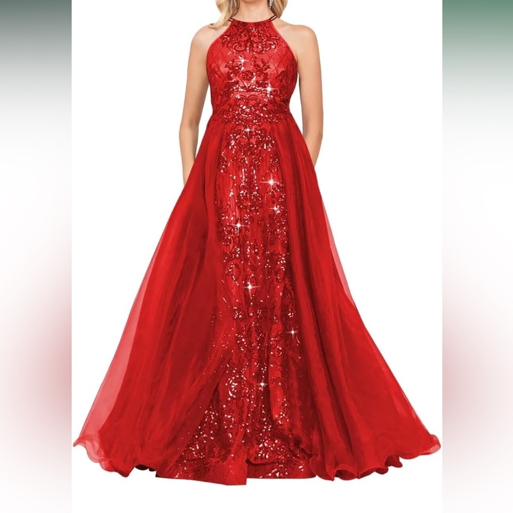Gorgeous Red Prom/Christmas/Dance Formal 16W
